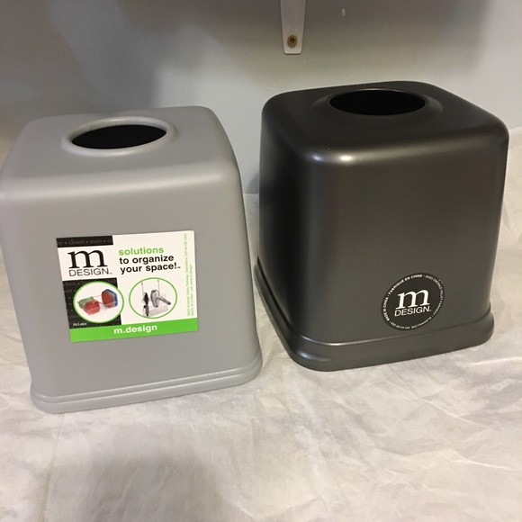 M Design 2 tissue holder 1 plastic / 1 metal - Picture 1 of 2